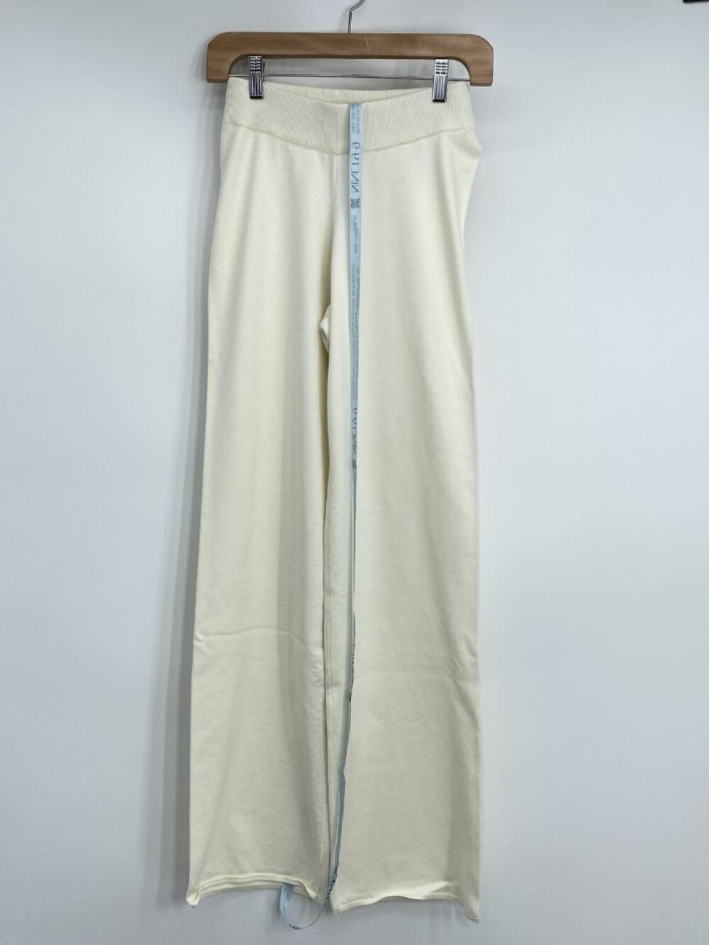 Ninety-9 Womens Lounge Pants Off-White Size S Faye Straight-Leg Comfortable Fit